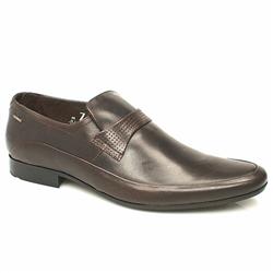 Male Fullcircle Swing Perf Loafer Leather Upper Full Circle in Dark Brown