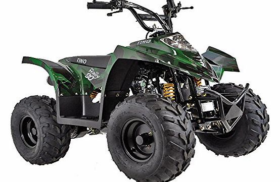 FunBike Childs Tino Rally 90cc Quad Bike Ride On Off Road (Camo)