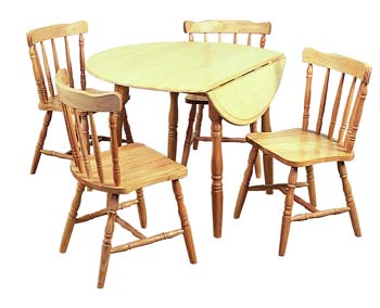 Farmhouse Drop Leaf Dining Set