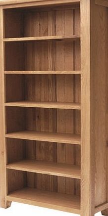 Furniture Link Hampshire Large Bookcase in Oak