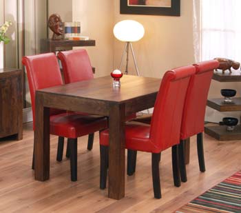 Malaya Mango Small Rectangular Dining Table