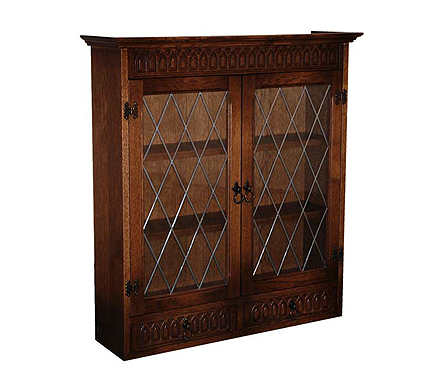 Furniture Link Olde Manor Oak Bureau Bookcase