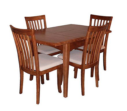 Seville Small Extending Maple Dining Set