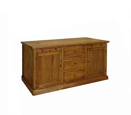 Furniture Monkey Oakgrove 2 Door 3 Drawer Sideboard