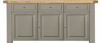 Furniture Village Bordeaux Painted 3 Door Oak Sideboard