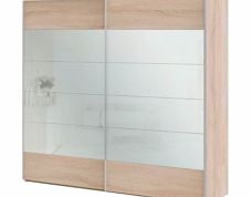 Timba 147cm sliding door wardrobe 2209