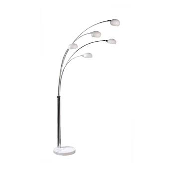 Furniture123 Adelaide Chrome Floor Lamp