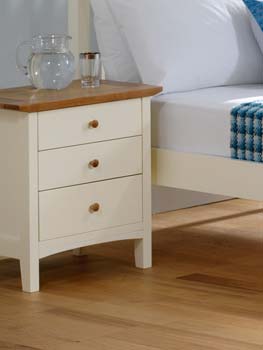 Alana 3 Drawer Bedside Table