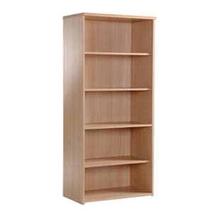 Furniture123 Arron 5 Shelf Bookcase in Beech