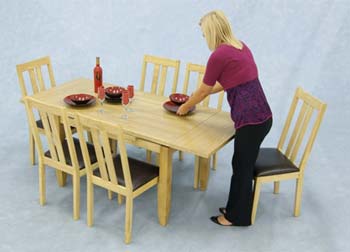 Ashington Ash Extending Rectangular Dining Set