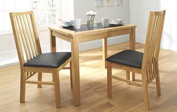 Atlanta Natural 2 Seater Dining Set