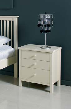 Atlanta Pearl Oak Bedside Table