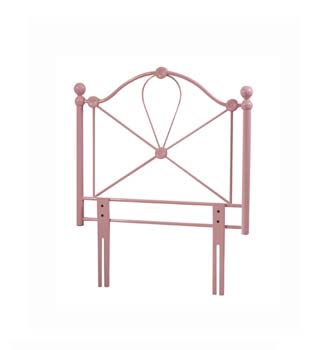 Bailey Pink Single Metal Headboard