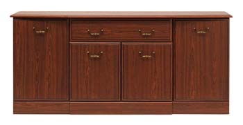 Furniture123 Byrne 4 Door 1 Drawer Sideboard in Mahogany