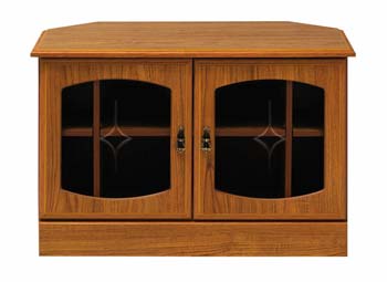 Caxton Furniture Tennyson Corner TV Unit in Teak