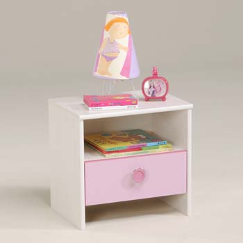 Charli Kids 1 Drawer Bedside Table