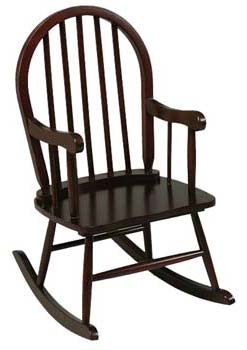 Childs Mahogany Rocking Chair