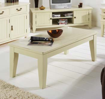 Claudia Cream Rectangular Coffee Table