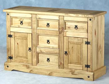 Corona 2 Door 5 Drawer Sideboard