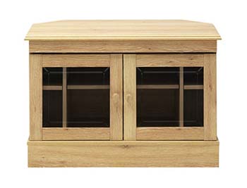 Dryden Corner TV Unit in Oak