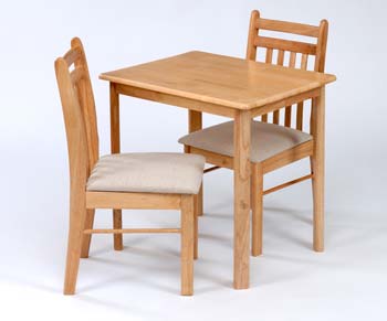 Dunstable Rectangular Dining Set in Light Wood