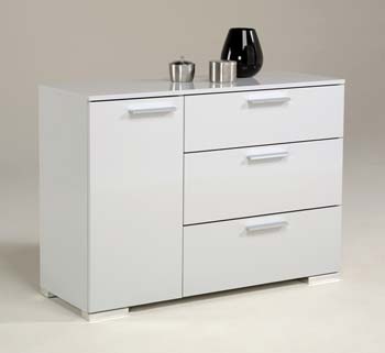 Furniture123 Focus You 3 Drawer 1 Door Sideboard in Grey