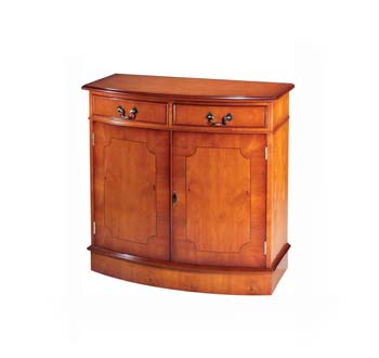 Furniture123 Georgian Reproduction Bow 2 Door Sideboard