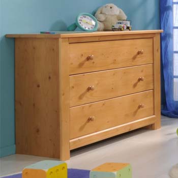 Harpen Pine 3 Drawer Chest