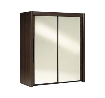 Hattan Wardrobe in Dark Walnut