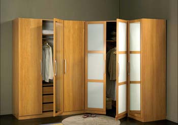 Jade 6 Door Wardrobe in Amarena Cherry Tree