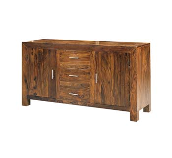 Furniture123 Laguna Sheesham 3 Door Sideboard