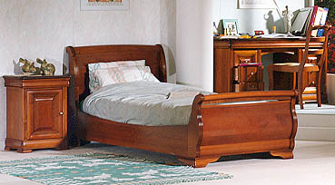 LEA Sleigh Single Bed