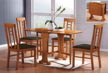 Leana Drop Leaf Dining Set