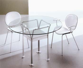 Leonardo Leather Dining Set