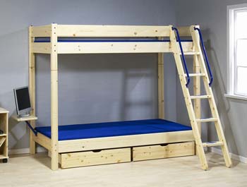 Mickey Natural 24 - High Bunk Bed - FREE NEXT