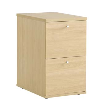 Newsam 2 Drawer Filing Cabinet in Oak