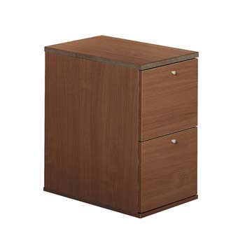 Newsam 2 Drawer Filing Cabinet in Walnut