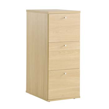 Newsam 3 Drawer Filing Cabinet in Oak