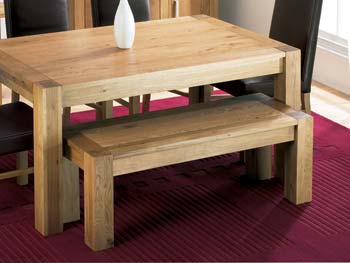 Nyon Oak Bench - FREE NEXT DAY DELIVERY