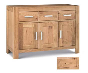 Furniture123 Nyon Oak Small Sideboard