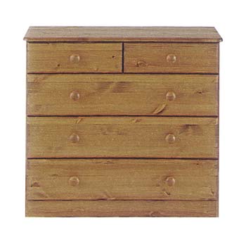 Oona Pine 2+3 Drawer Chest