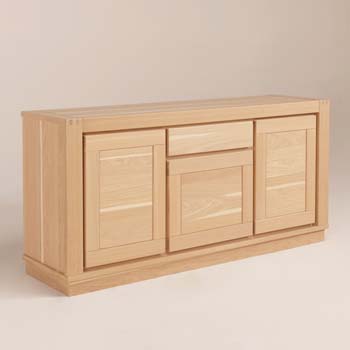 Furniture123 Oran Oak 3 Door Sideboard