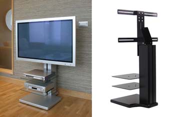 Origin S2A Flat Panel TV Stand in Black