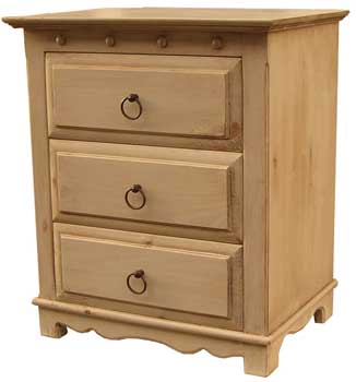 Origins Bergerac 3 Drawer Bedside Chest