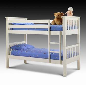 Palma Bunk Bed in White - FREE NEXT DAY DELIVERY