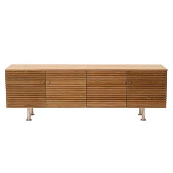 Furniture123 Panorama 4 Door Sideboard in Teak