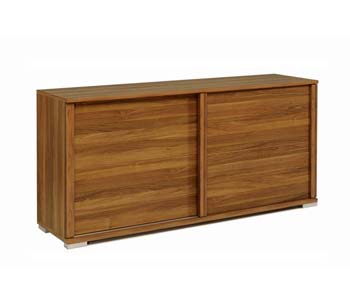 Furniture123 Rita 2 Sliding Door Sideboard in Teak - WHILE