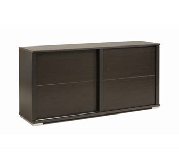 Furniture123 Rita 2 Sliding Door Sideboard in Wenge - WHILE