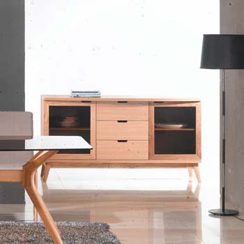 Furniture123 Rosca Oak 2 Door Sideboard