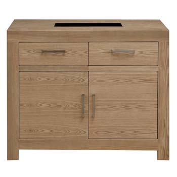 Furniture123 Safara Solid Wood 2 Door 2 Drawer Sideboard